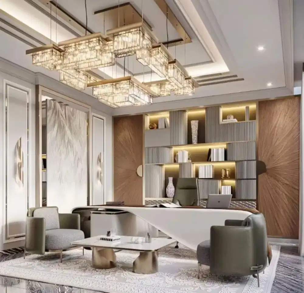 interior desain kitchen set kamar set wardrobe lemari backdrop tv