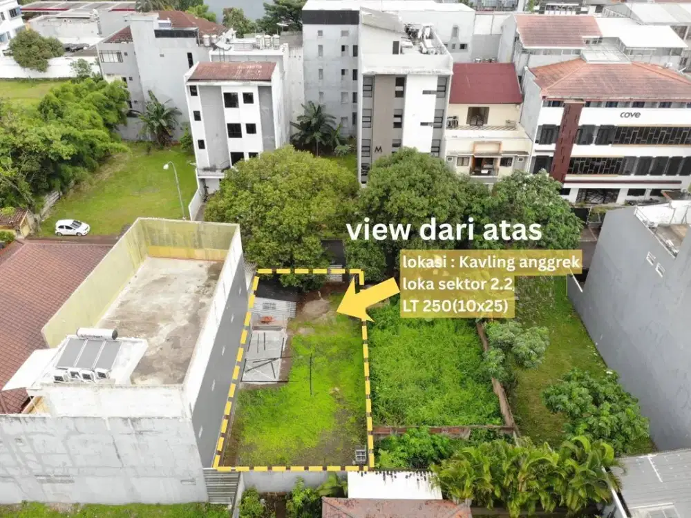 Jual Kavling Sektor 2.2 Anggrek Loka BSD City