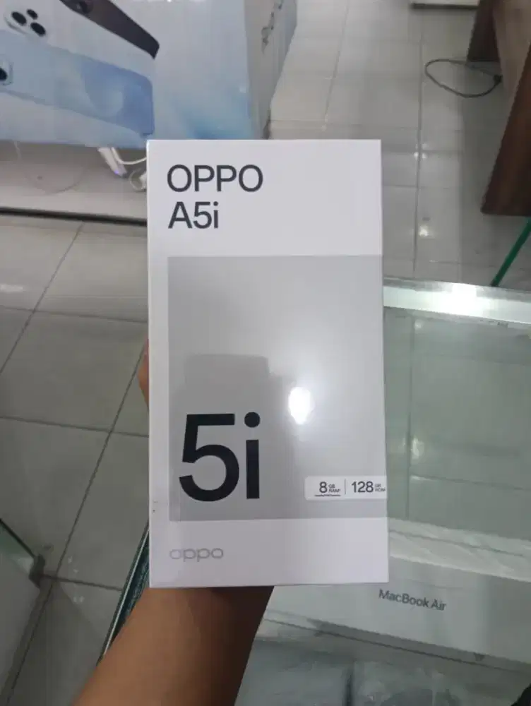 Oppo A5i 8/128 GB. Baru. Segel garansi resmi 1 thn.