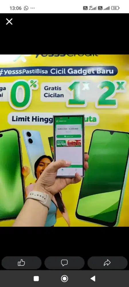 IPhone 16 cash & credit bisa