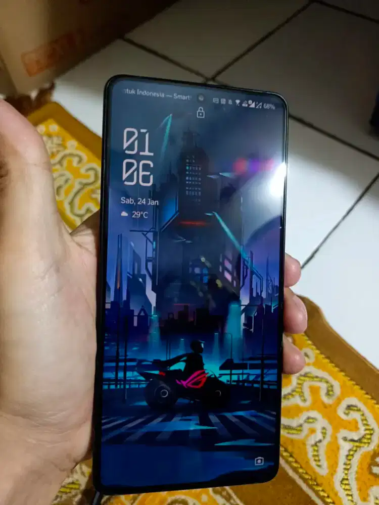 Asus ROG Phone 9 FE 12/512 fullset + cooler X & TWS Cetra Masih segel