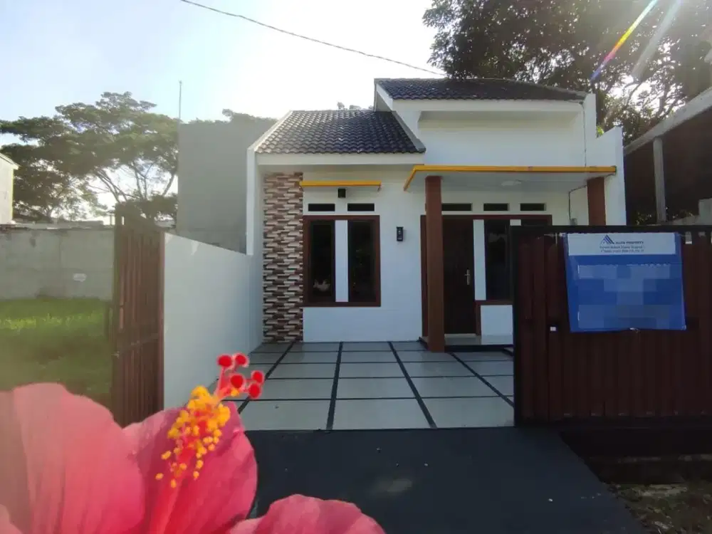 JUAL RUMAH MURAH MINIMALIS MODERN 3 KAMAR TIDUR AKSES DEKAT JALAN RAYA NAROGONG DI PERUMAHAN SENOPATI