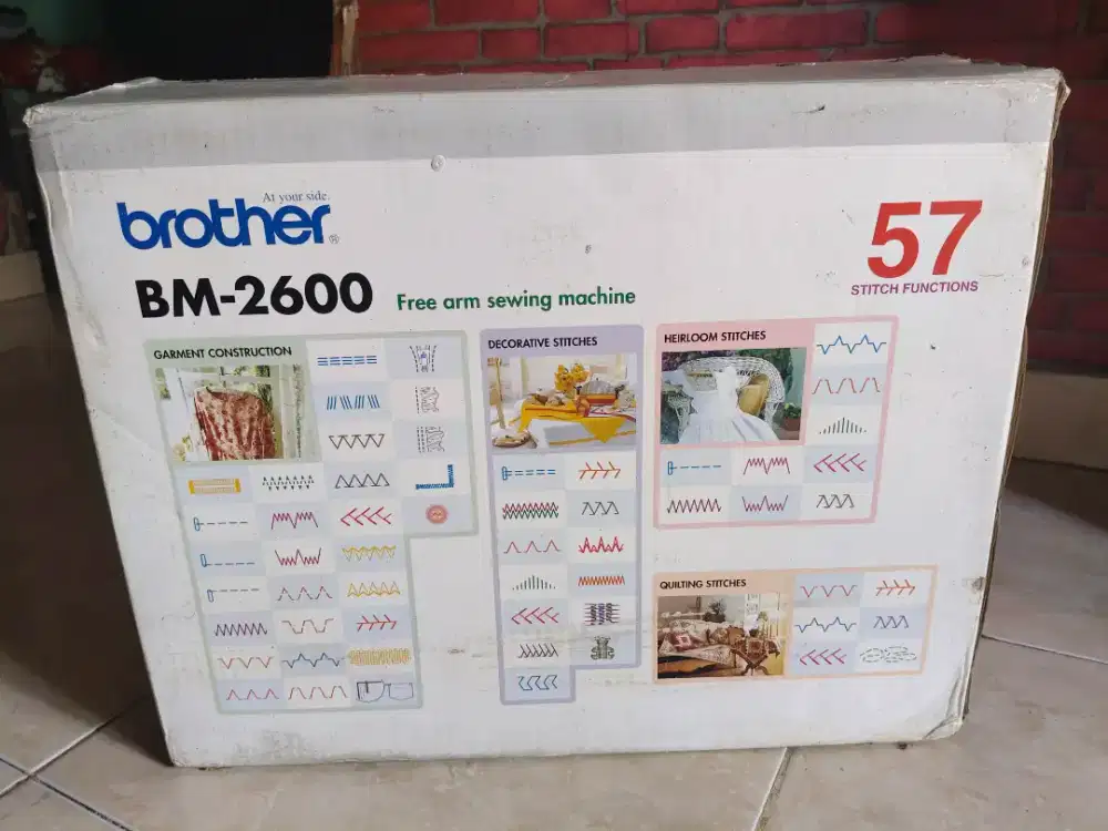 Mesin jahit Brother Bam 2600
