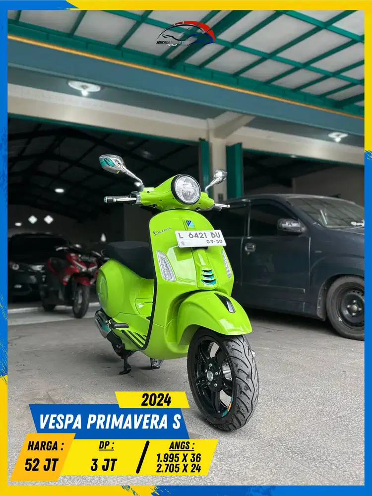 VESPA PRIMAVERA S 2024 LIKE NEW MASZEHH HIKMAH MOOTR KEPUH
