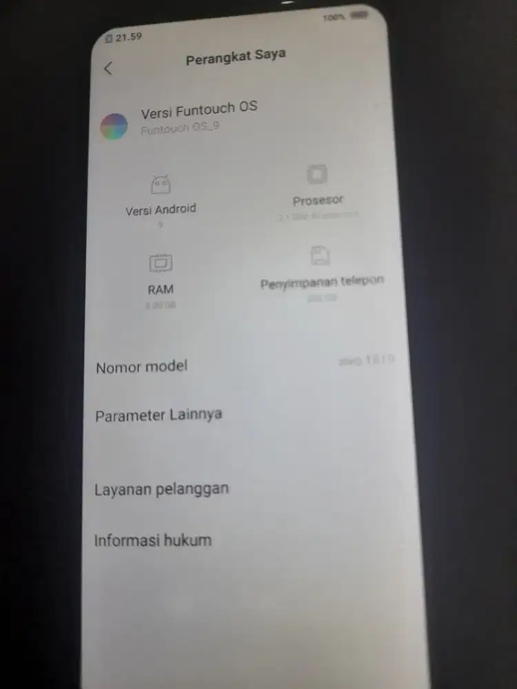 Dijual cepat vivo v15