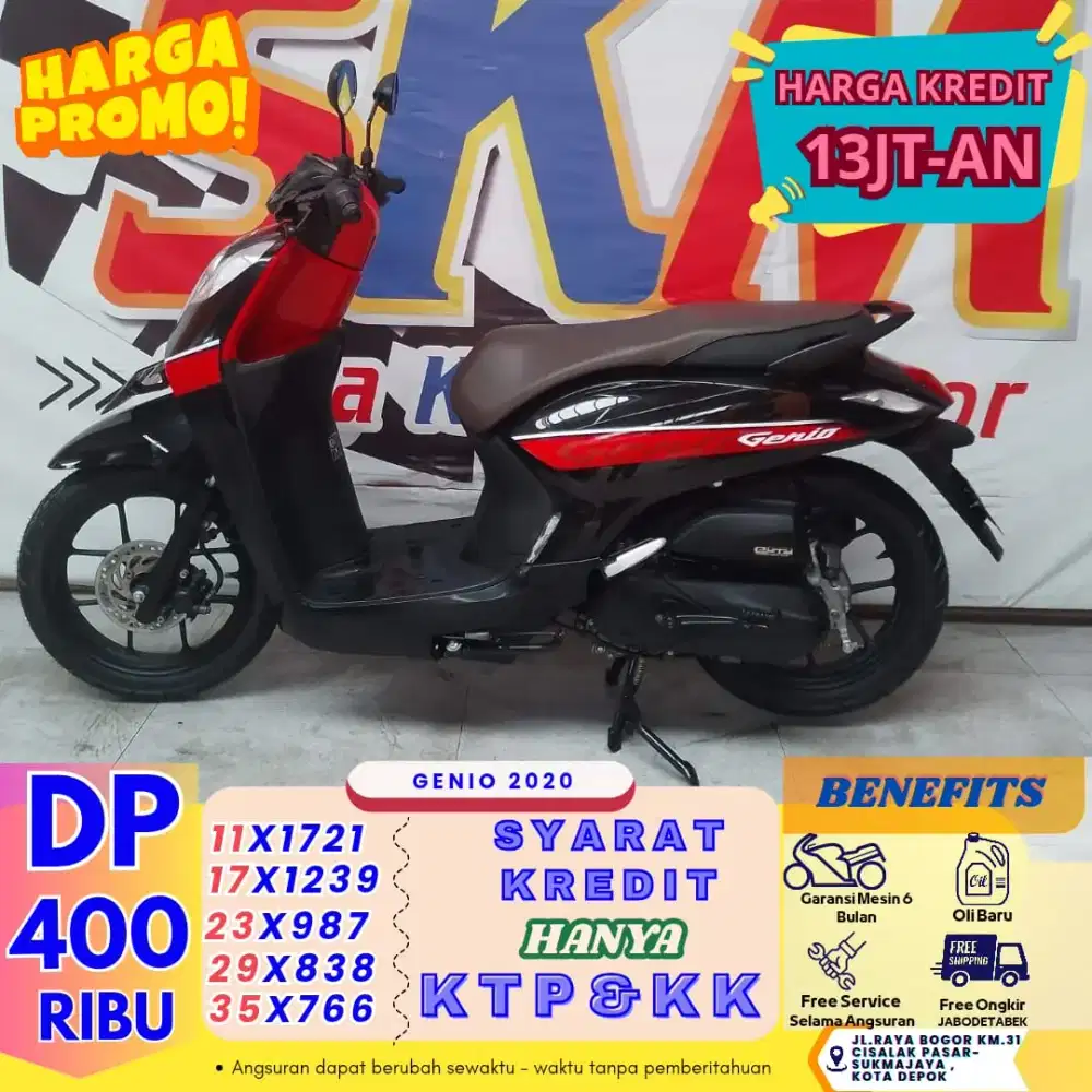 PROMO HEBOH GENIO 2020 DP 400 PROSES KILAT 1 HARI