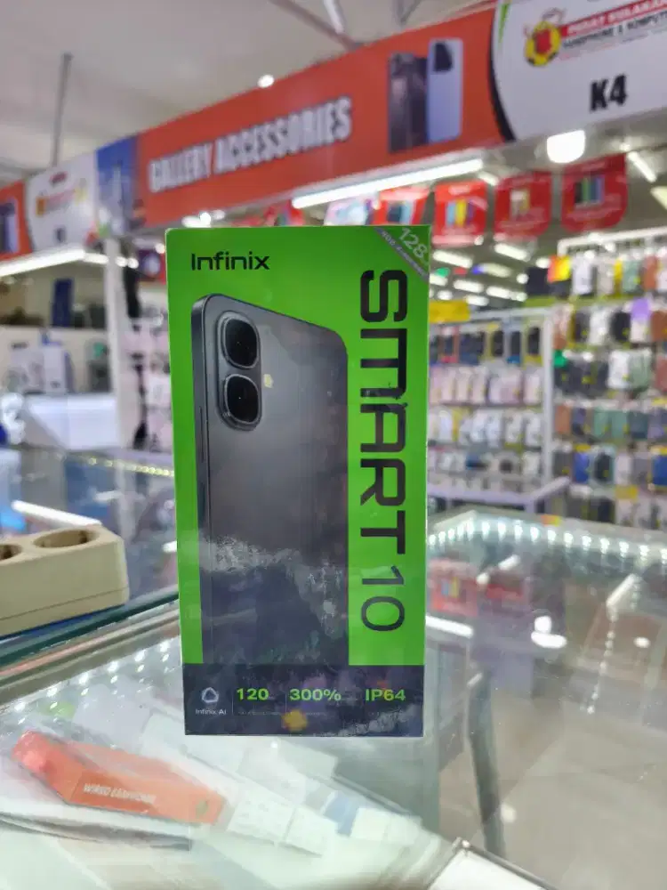Smart 10 4/128 infinix new segel