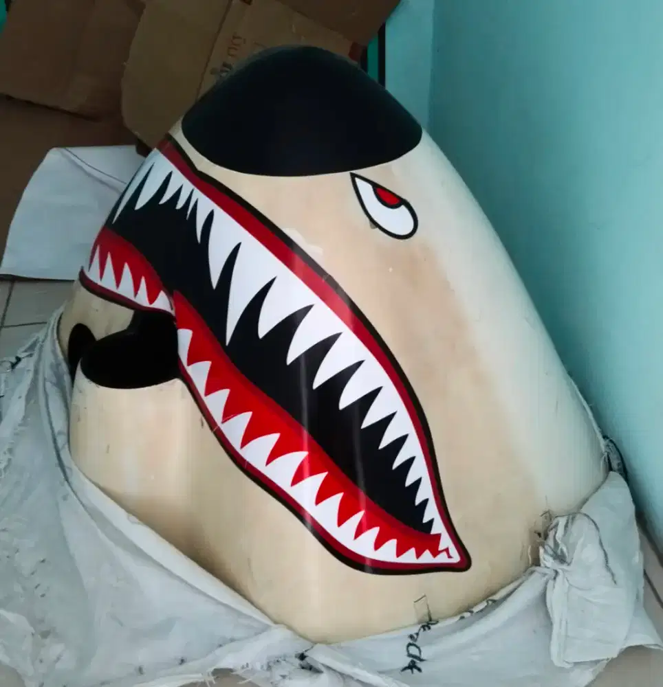 Hidung pesawat asli buat walldecor lawas big size vintage antik