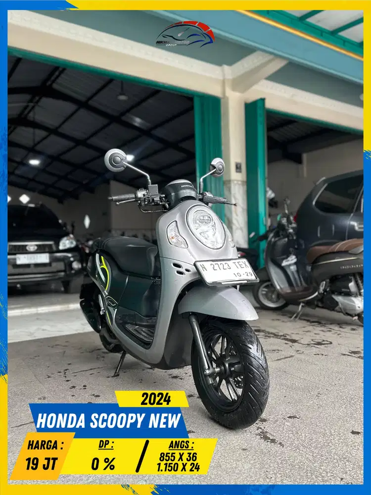 HONDA SCOOPY NEW 2024 LIKE NEW MASZEHH HIKMAH MOTOR KEPUH