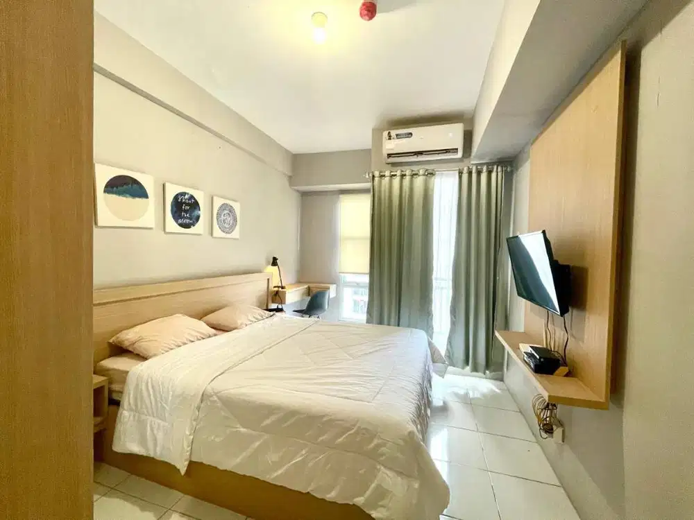 STUDIO APPARTEMENT FULLY FURNISHED DENGAN CITY VIEW