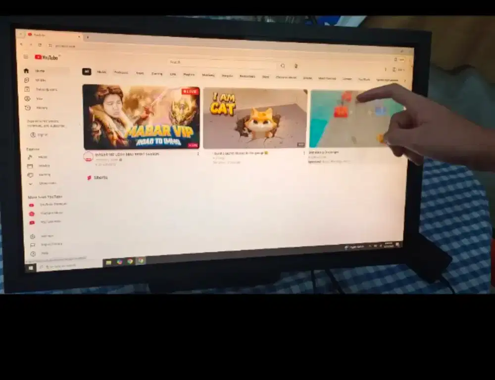 Komputer Touch Screen Desktop PC All in One