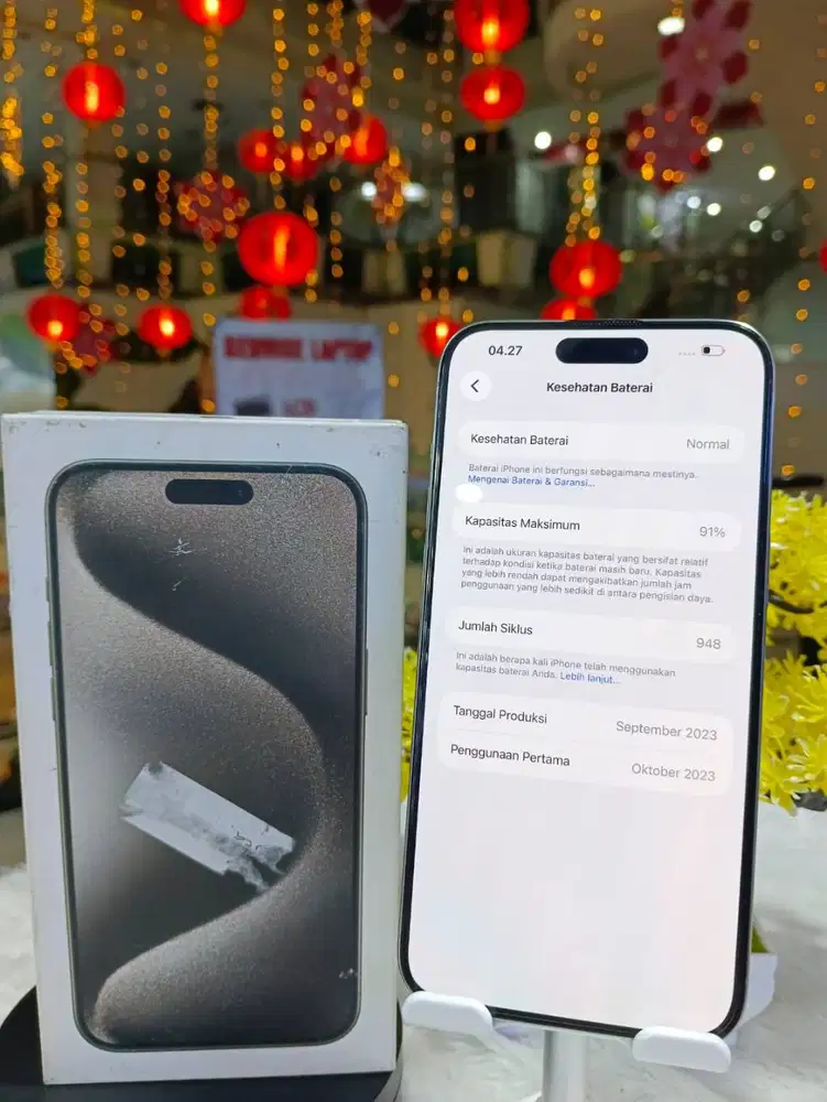 IPHONE 15 PRO MAX 512GB SECOND INDO