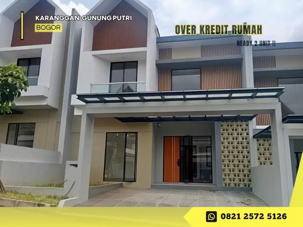 Rumah 2LT Over Kredit Type Mezzanine 1 menit Tol Kranggan di Varana Golf Estate