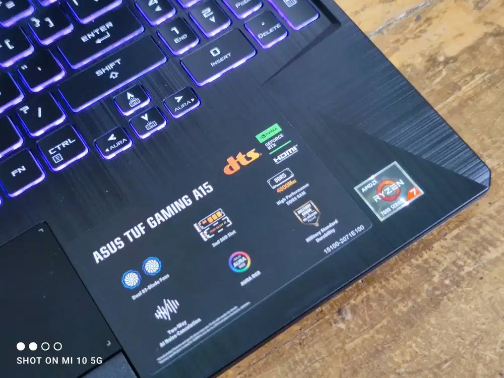 ASUS TUF FA506NCR Ryzen 7-7435HS 16GB/512GB RTX 3050 FULLSET ON 2027