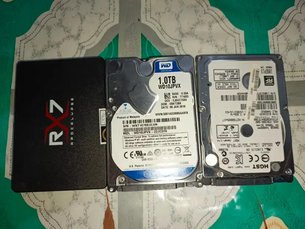 Hardisk laptop dan ssd sata