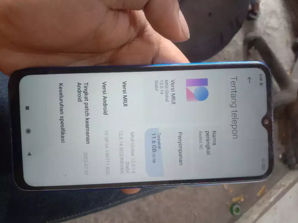 Jual hp redmi 9C ram 3 32