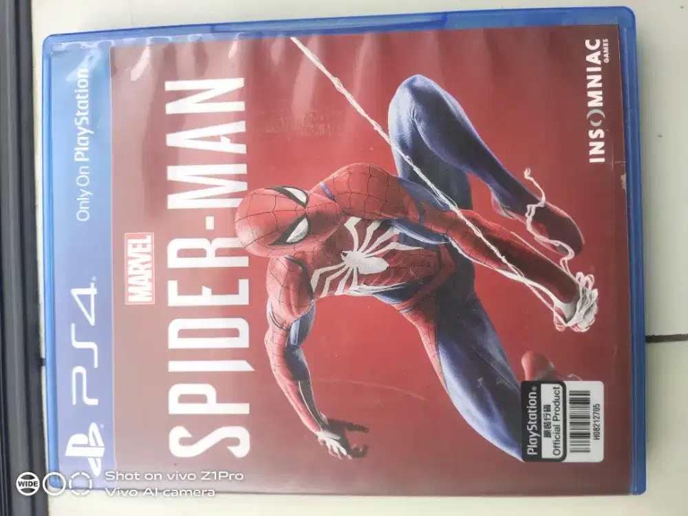 Kaset ps4 marvel spiderman