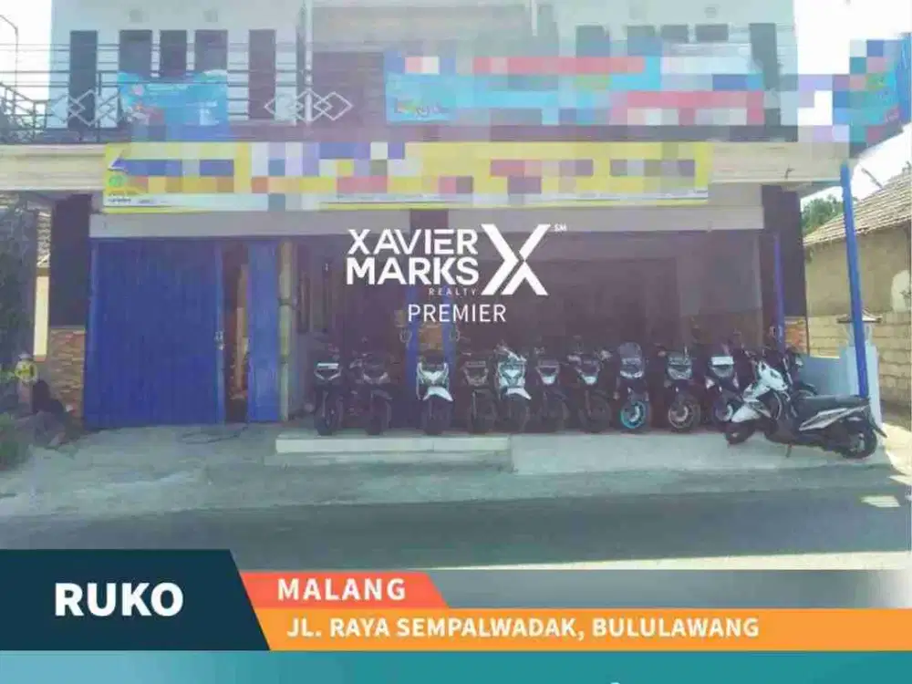 DIJUAL RUKO LEBAR DAN LUAS DI RAYA SEMPALWADAK, BULULAWANG KAB. MALANG