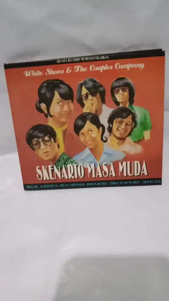 Kaset cd musik band indie masih bagus