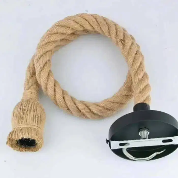 Tali Tambang Vintage Lampu Fitting Gantung Interior Cafe Filament Fila