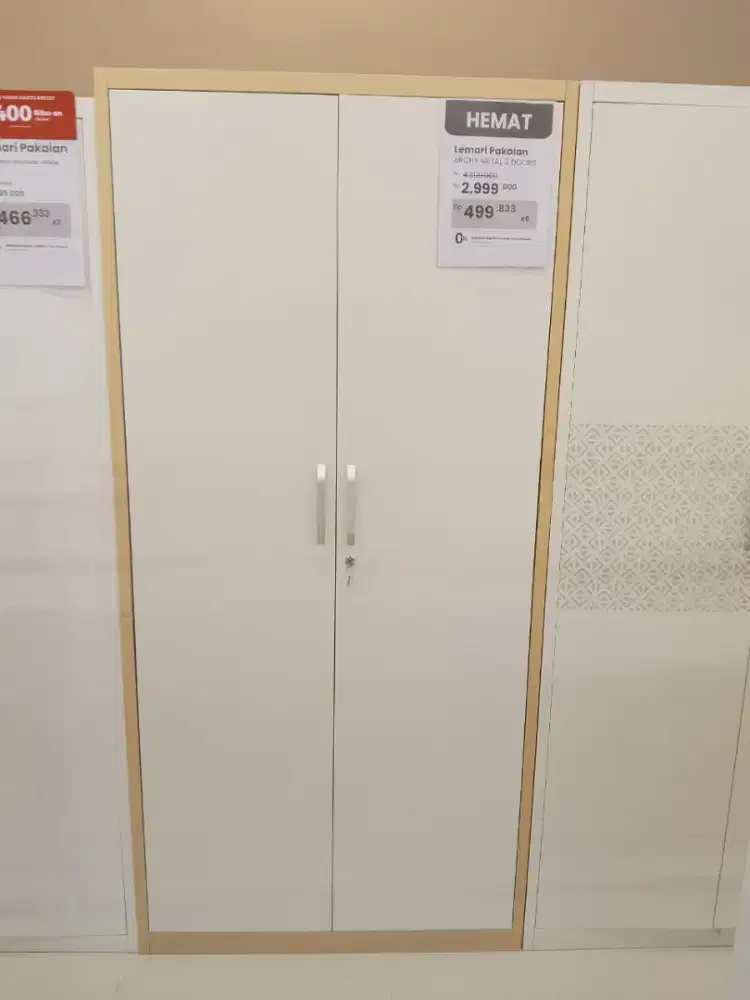 Lemari Pakaian Archy Metal 2 Door