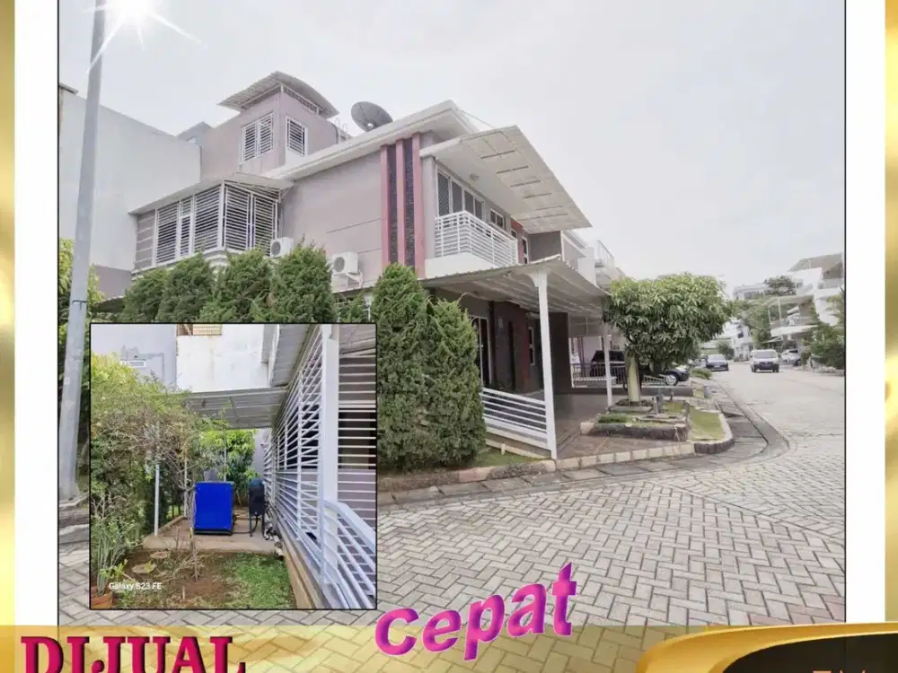 Dijual rumah murah 2.5 lantai di golf lake cengkareng jakarta barat