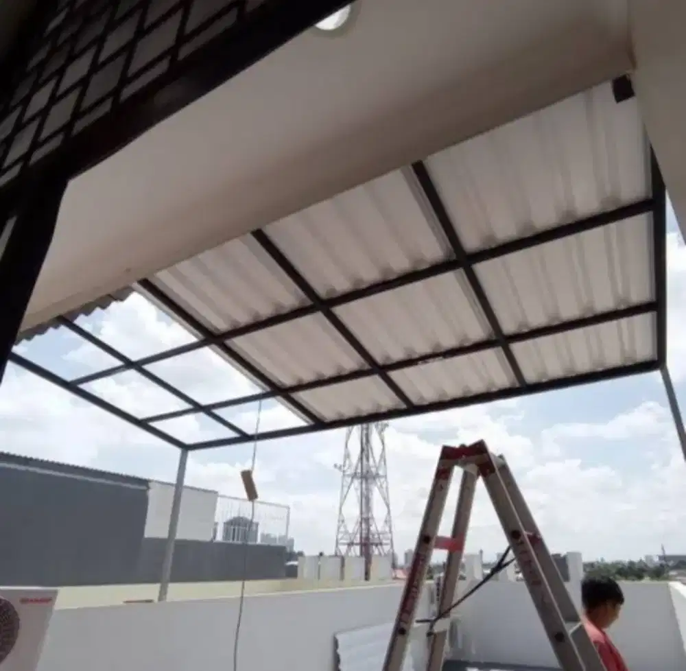 Kanopi atap alderon rs