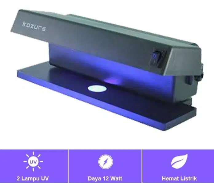Lampu UV Cek Uang Palsu Alat Deteksi Ultraviolet LED Lamp Ultra Violet