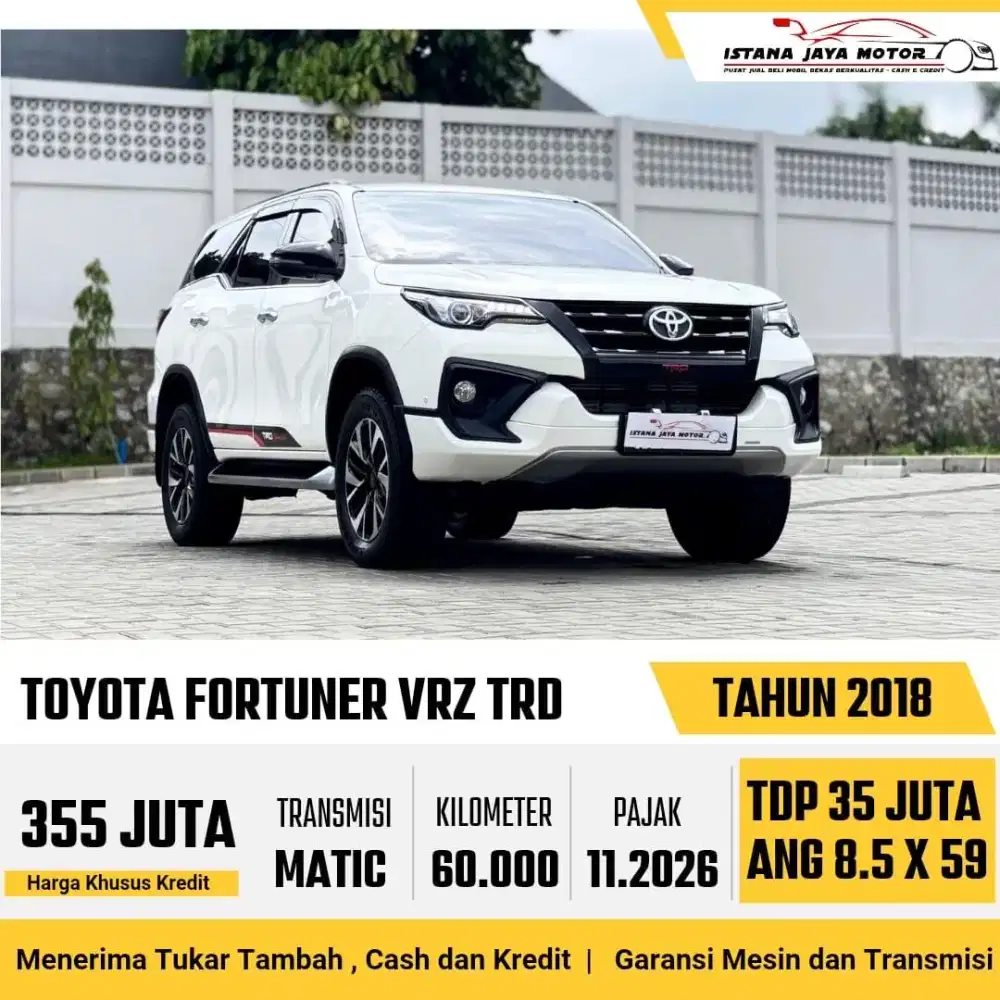 Toyota Fortuner VRZ 2018
