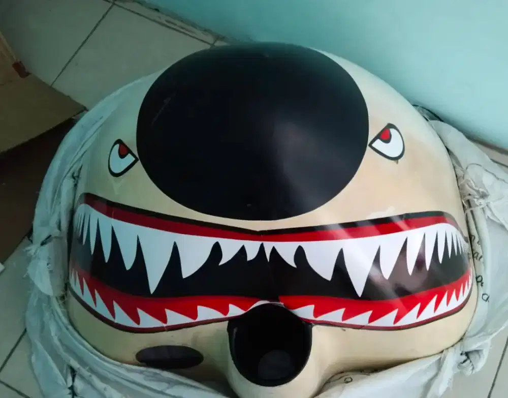 Dekorasi hidung pesawat lawas jam sepeda antik vintage jadul antik