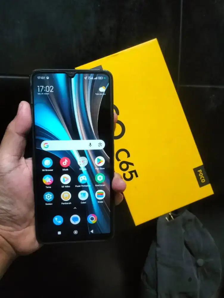 Poco C65 6/128 lengkap