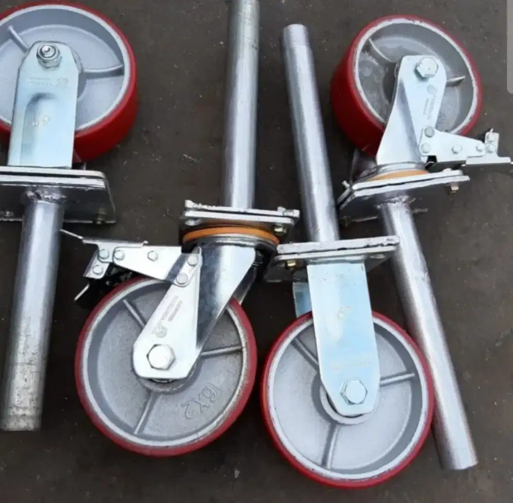 roda scaffolding 6in beban berat 1ton lebih perset 2rem 2mati