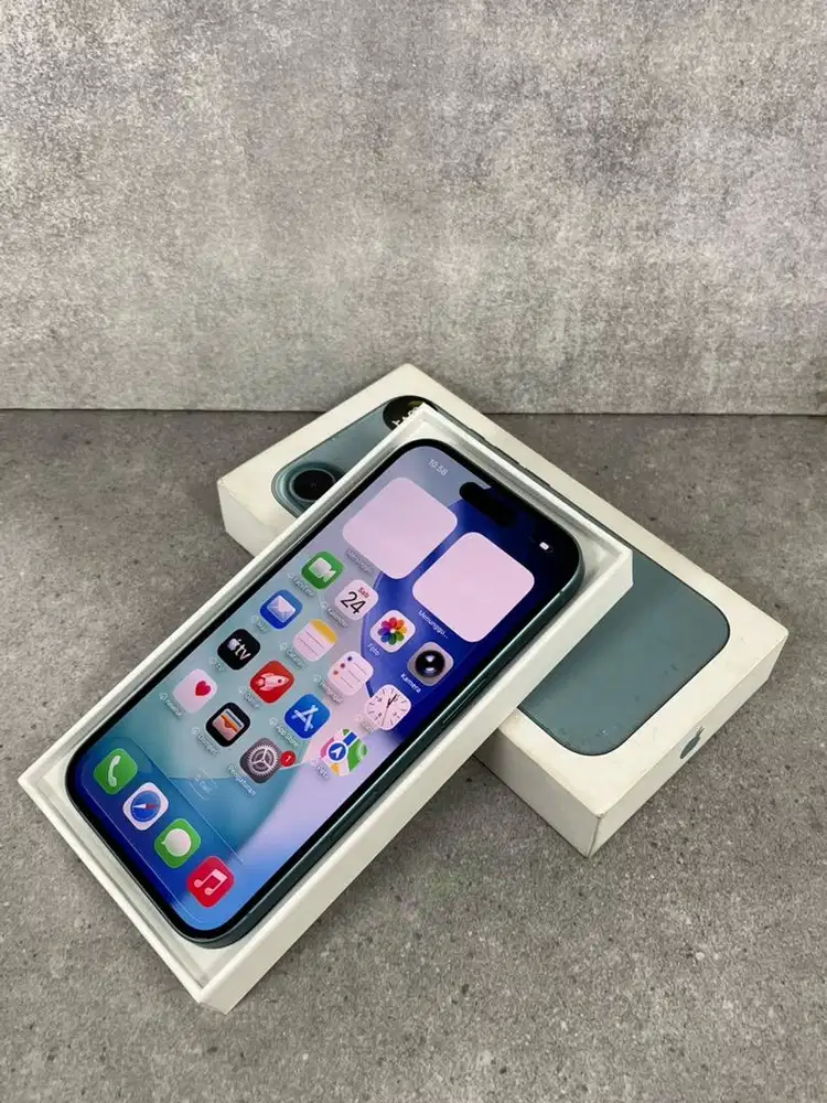 Iphone 16 128gb Teal Second iBox Fullset