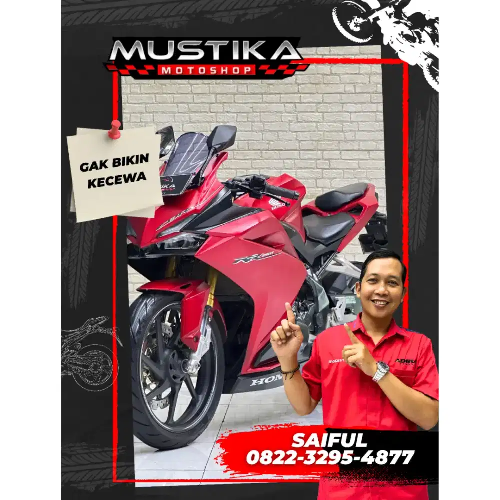 Perfect Condition!!Honda CBR 250RR ABS 2020 Red  Matte N Asli-Mustika