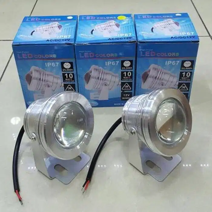 Lampu Kolam Renang LED 10w 10watt 12 Volt Swimming Pool Lamp Putih 12v