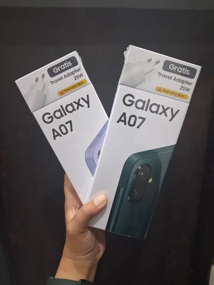 SAMSUNG A07 6/128 NEW PROMO GRATIS ADAPTER