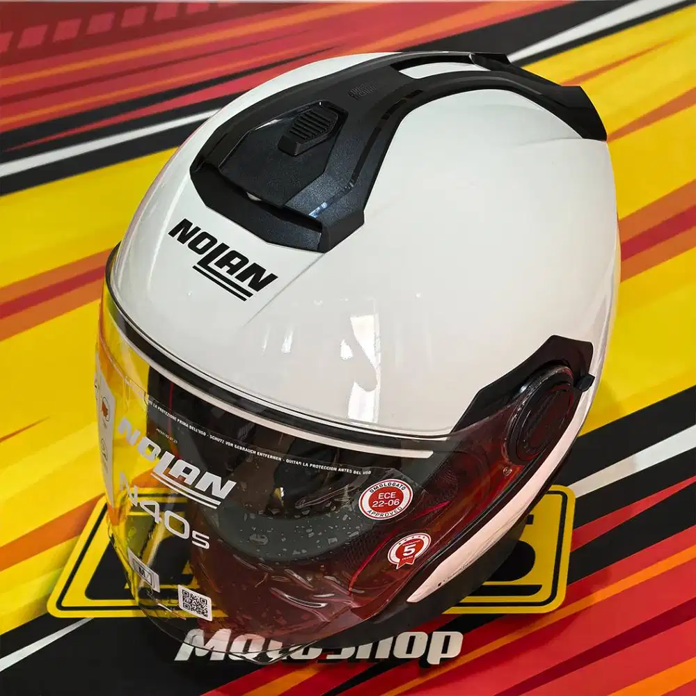 Nolan N405 White Gloss Size M