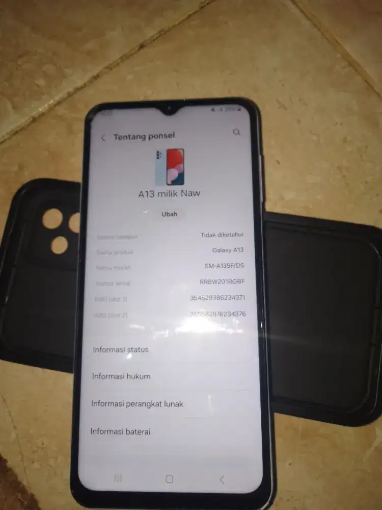 Di jual Samsung A13 ram 6/ 128 gb