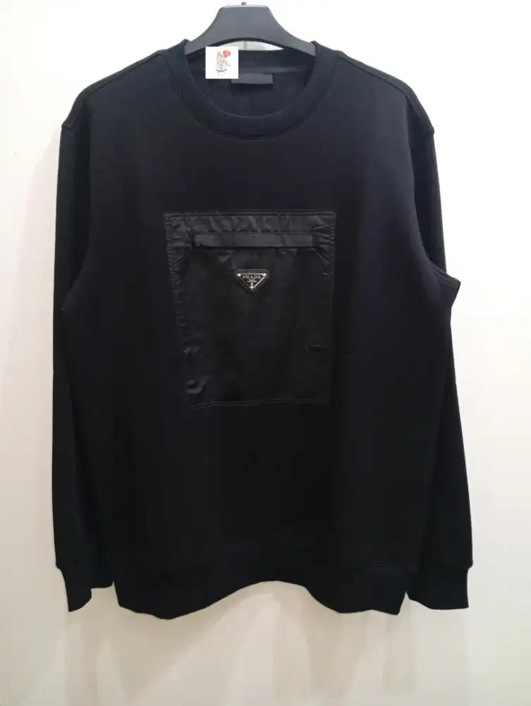 PRADA POCKET CREWNECK SWEATER