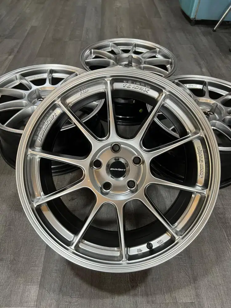 Velg wedsport TC 105x r18 pcd 5x114 lebar 8,5 et35 barub3hari pake