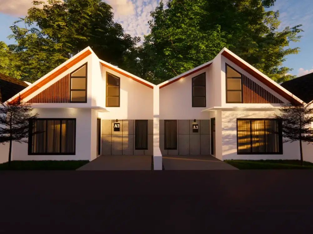 Rumah Scandinavian Banguntapan Bantul  Dekat Kota Jogja & RS Hardjolukito