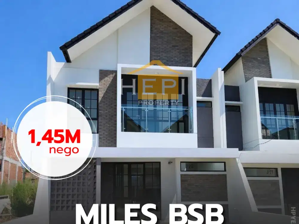 Dijual Rumah The Miles BSB City Semarang