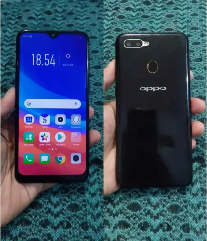 Oppo A5S 4G Ram 3/32 gb Fingerprint Sehat