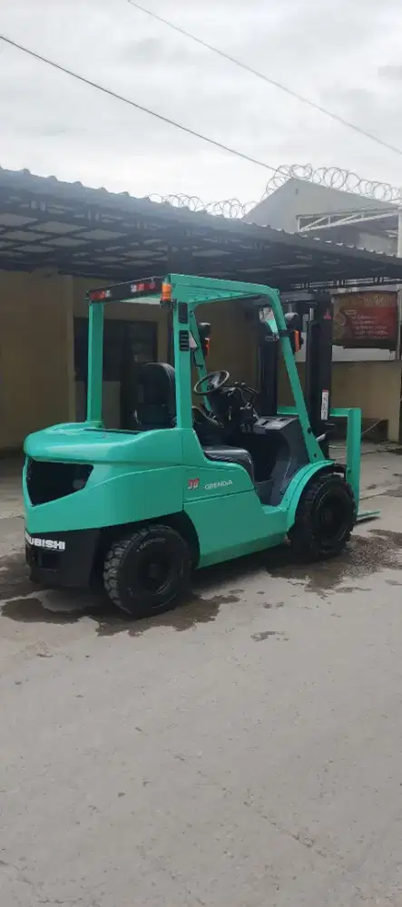 Forklift Mitsubishi 3 Ton,Tiang 3 Meter,Manual,Mesin S4S,Tahun 2019