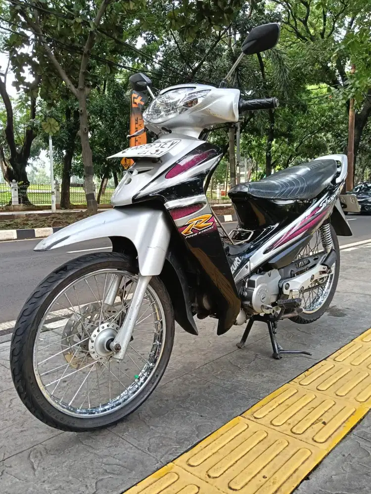 DIJUAL CASH SUZUKI SHOGUN R 125 THN 2006 PAJAK IDUP SIAP PAKAI