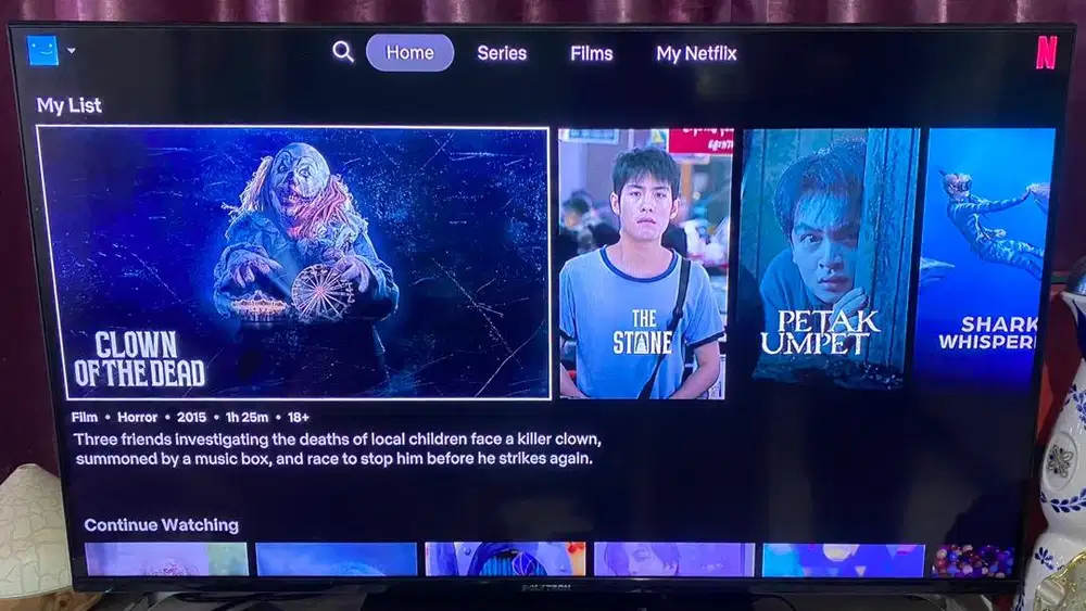 TV LED Polytron 43 Inch Full HD + Android TV Box | Normal Siap Pakai