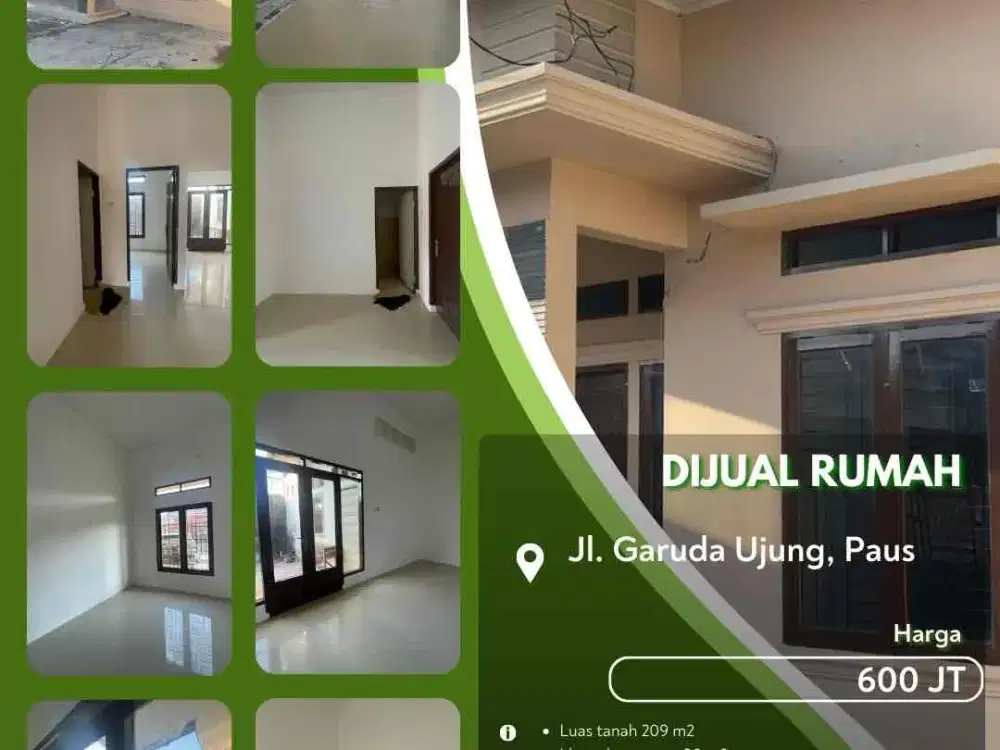 Dijual Rumah Daerah Garuda Ujung Pekanbaru Kota Siap Huni!