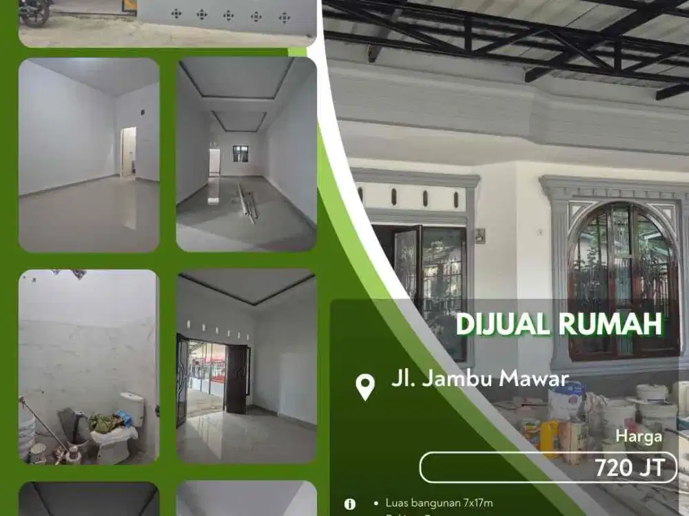 Dijual Rumah Baru Siap Renov Pekanbaru Kota Siap Huni!