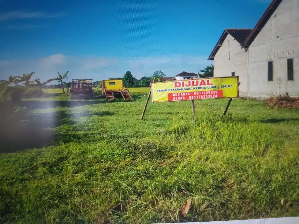 Dijual Tanah Pekarangan Strategis pinggir Jalan Raya Dolopo Gantrung