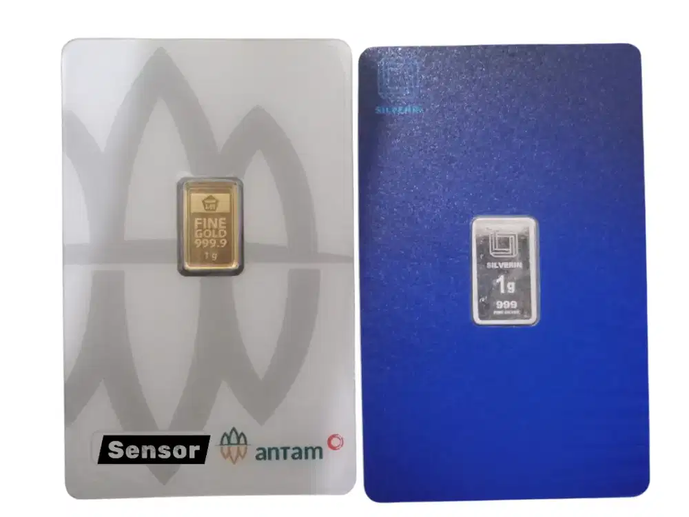 SEPAKET ! Emas Antam & Silver